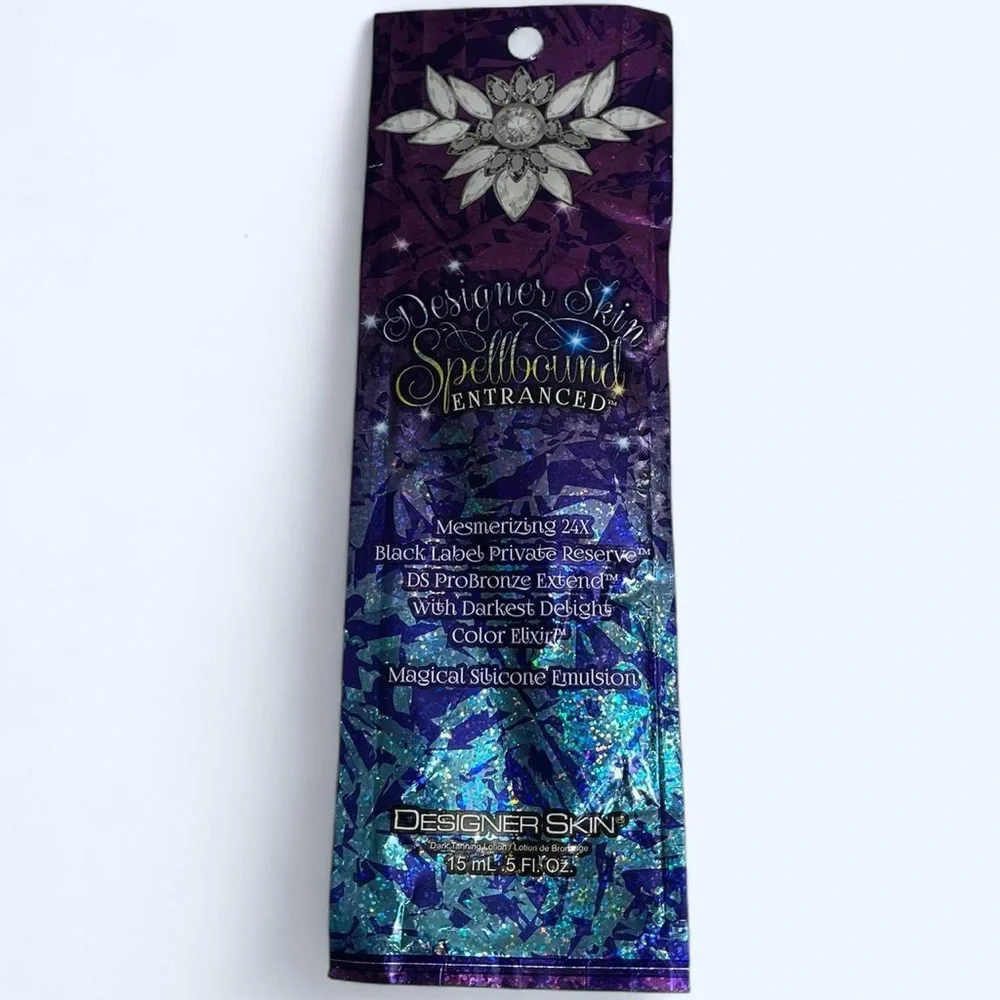 Designer Skin Spellbound Entranced Tanning Lotion 15 ML .5 oz Packet New!